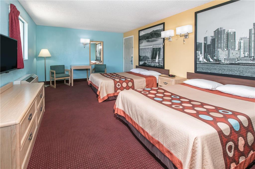 Super 8 By Wyndham Bishop Motell Rum bild